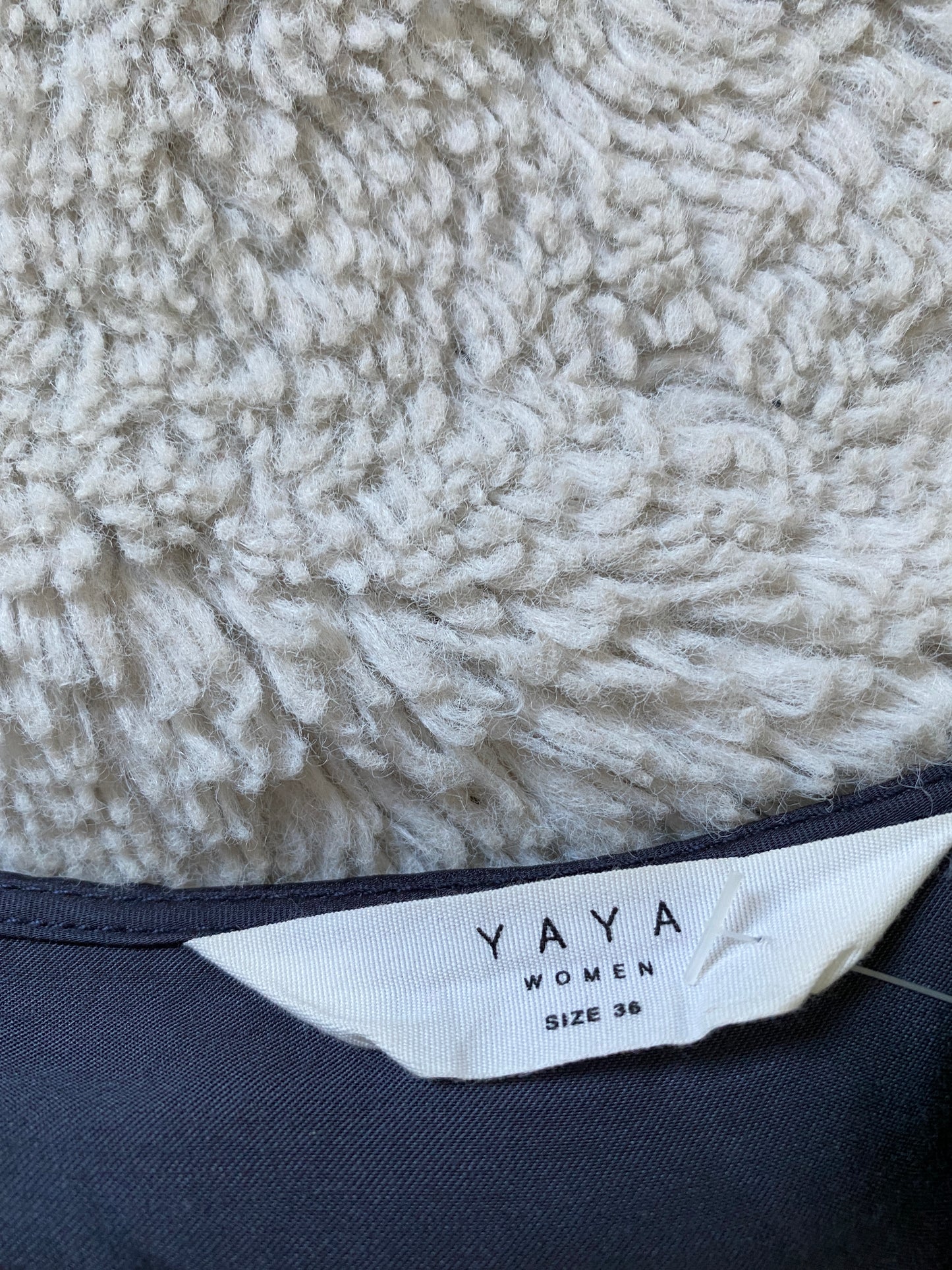 Yaya shirt lange mouw M