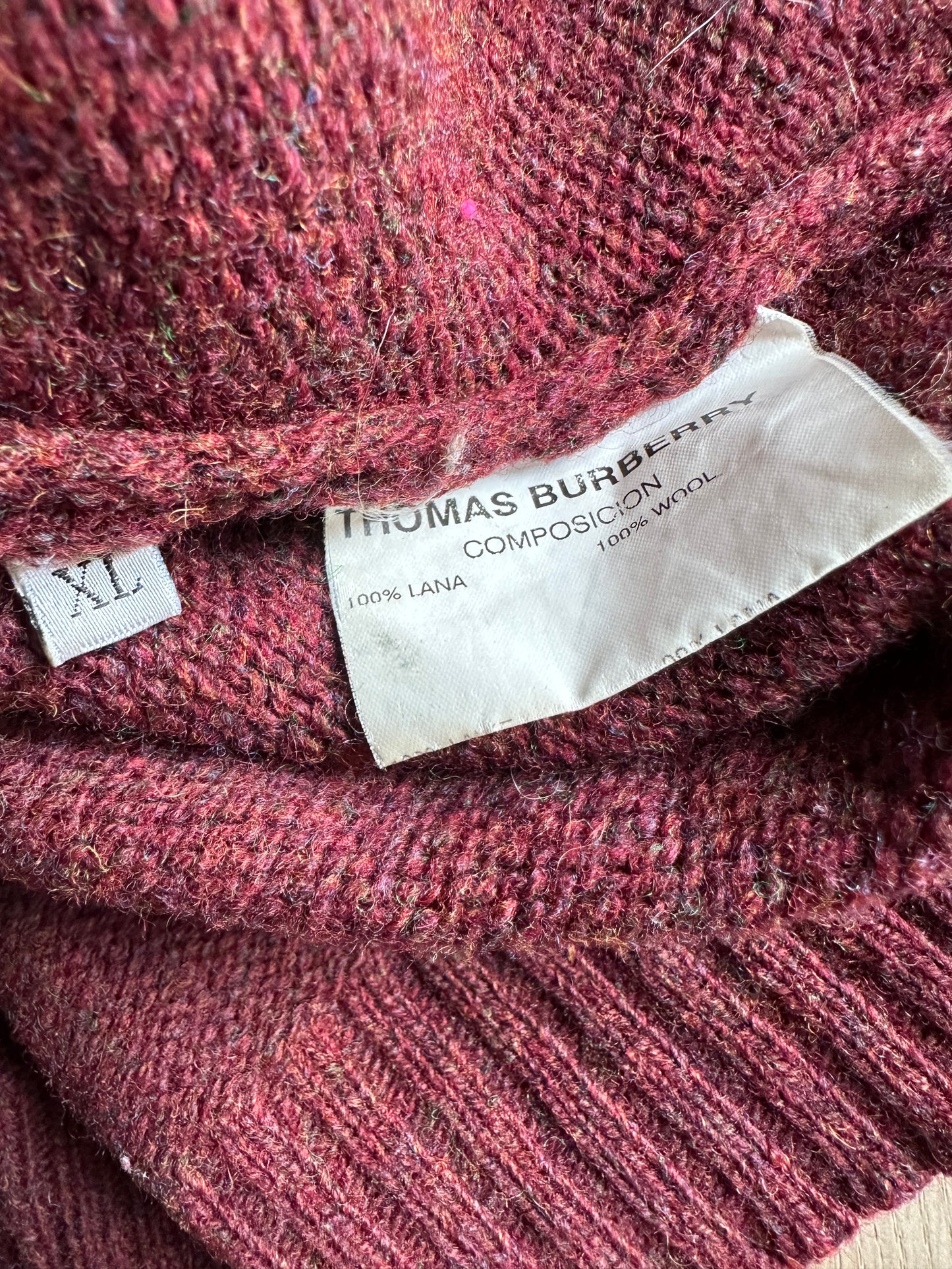 Thomas Burberry trui XL