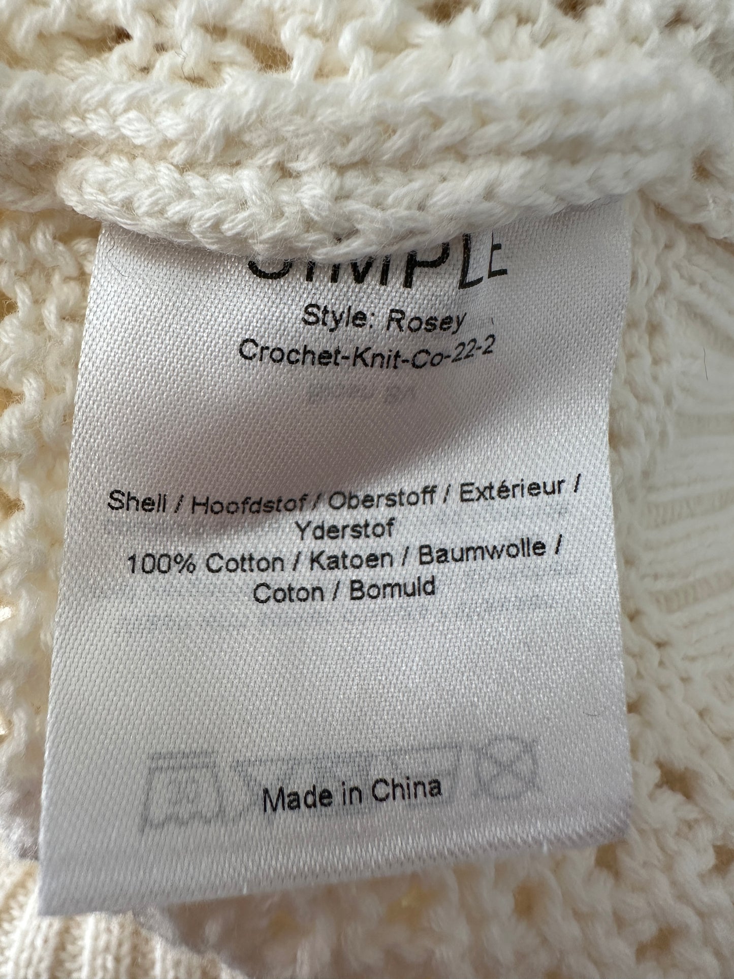 Simple vest S