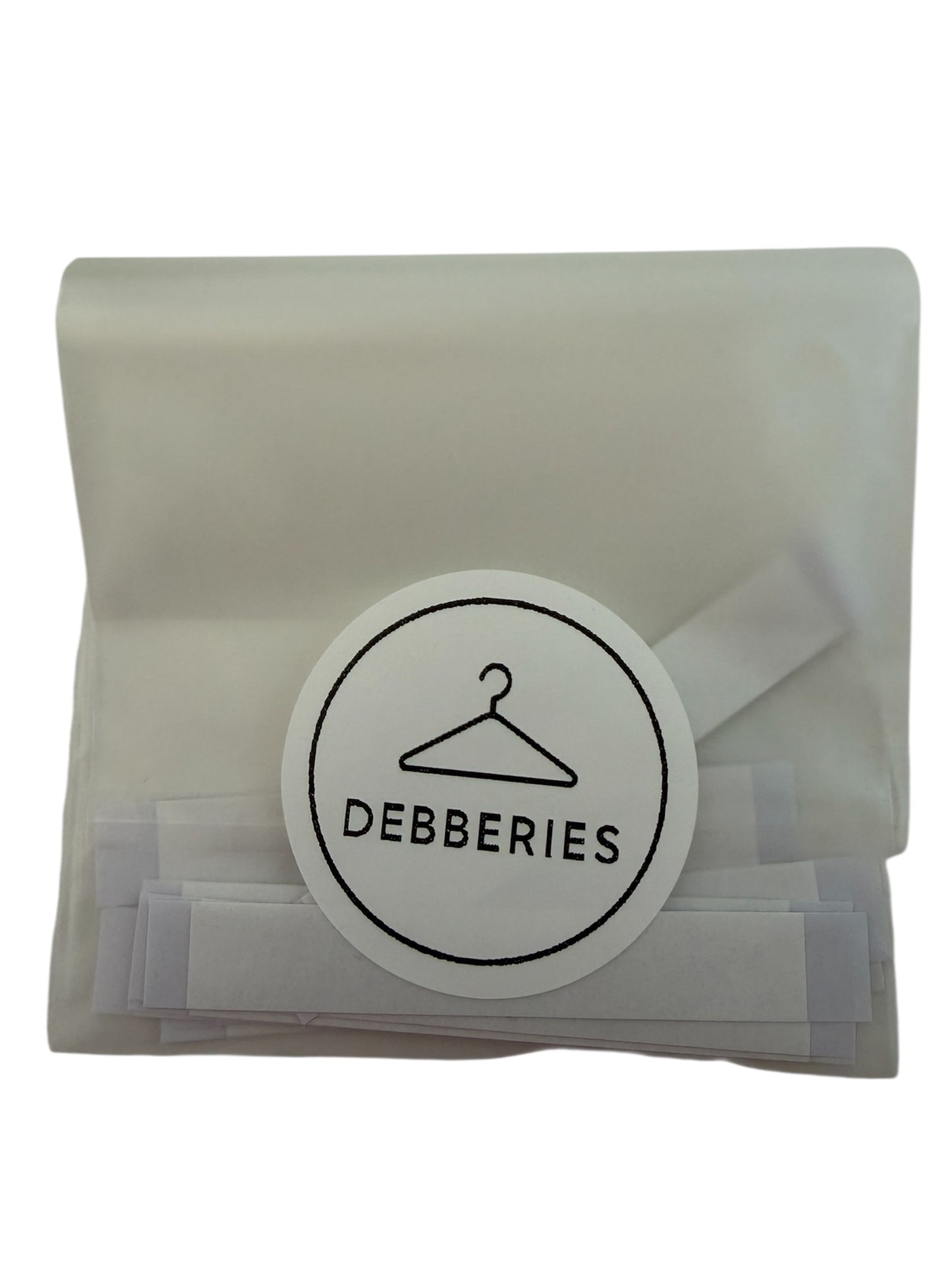 Dubbelzijdige kledingplakstrips - 10 stuks