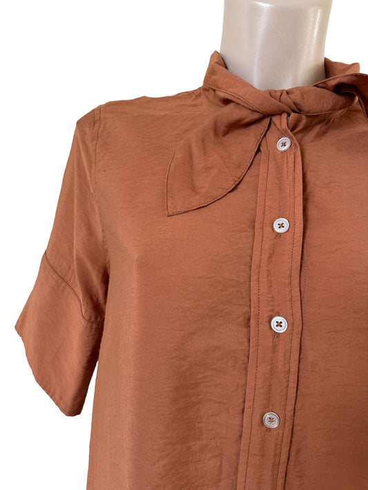 Luxuriös getränkte Bluse M