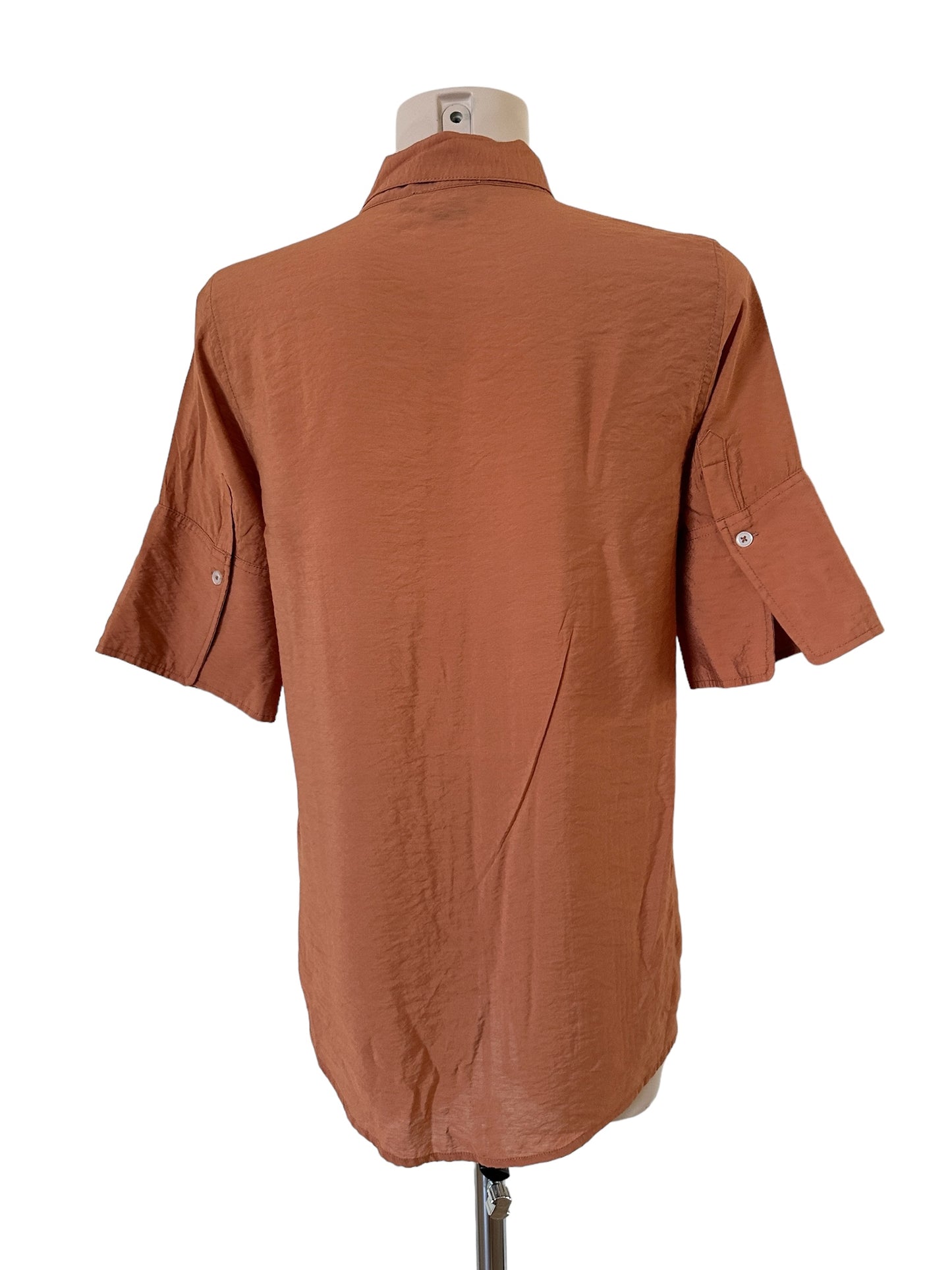 Luxuriös getränkte Bluse M